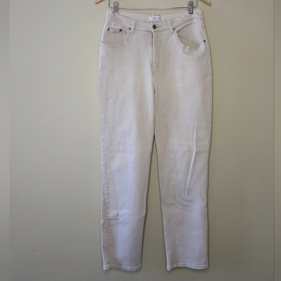 Cherokee Light Beige Straight Leg Jeans - Picture 1 of 13
